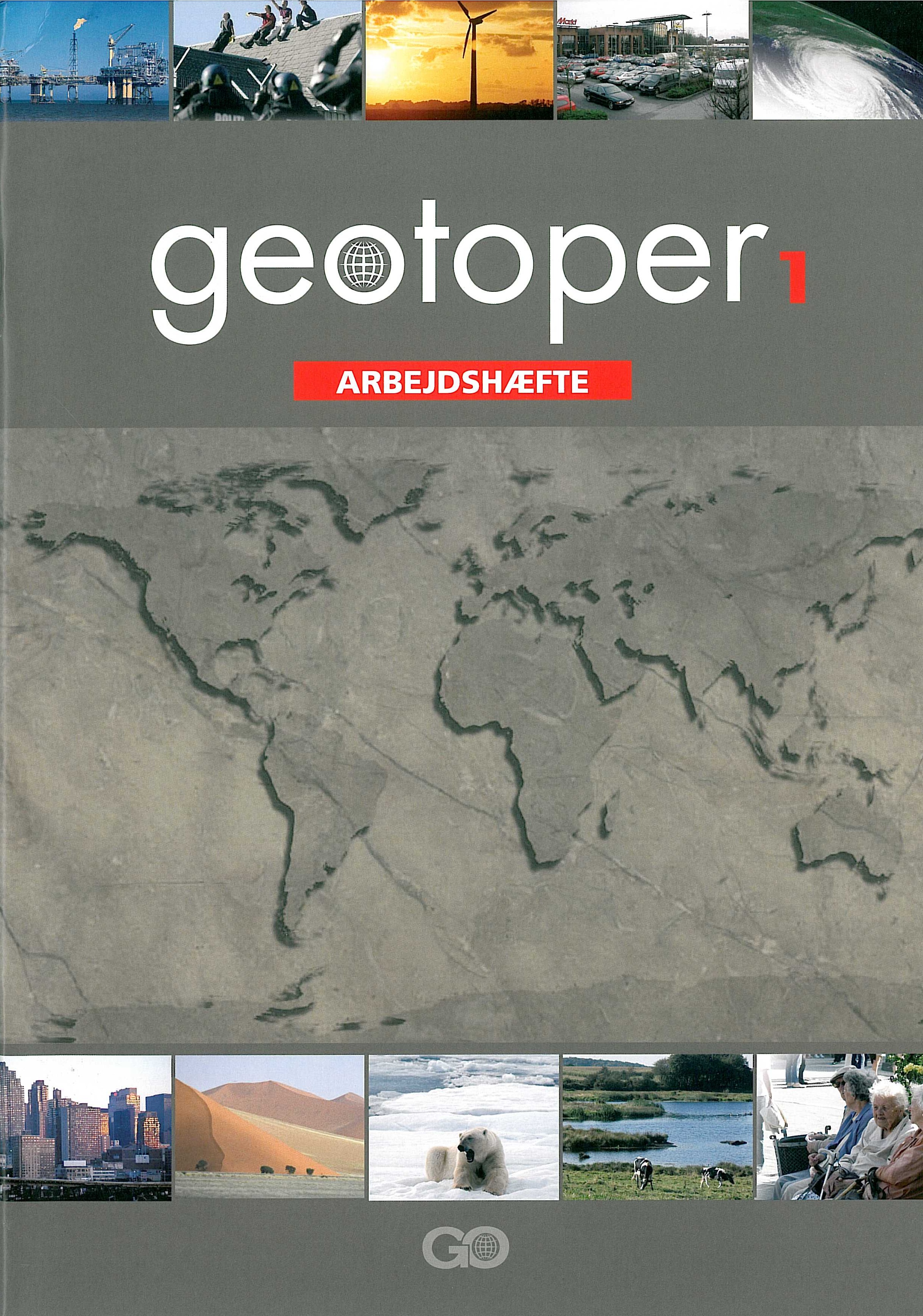 Arbejdshæftet til Geotoper 1 følger opslagene i elevbogen.